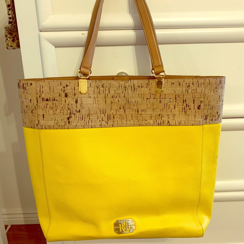 Ralph Lauren leather tote